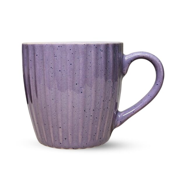 Purple Ceramic Tea Cups – Set of 12 (200ml Each) | Glossy Finish | Microwave & Dishwasher Safe | Elegant & Handmade In India - Image 3